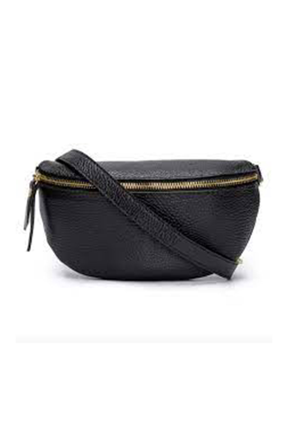 Ellie Beaumont Black Leather Sling Bag jojo Boutique