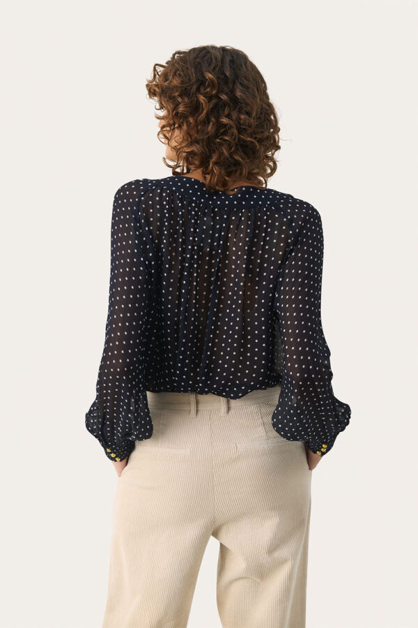 Navy spot blouse Laja 30308870