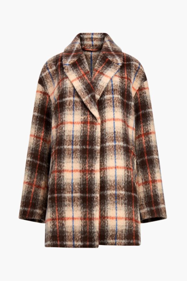 french connection blake check coat2