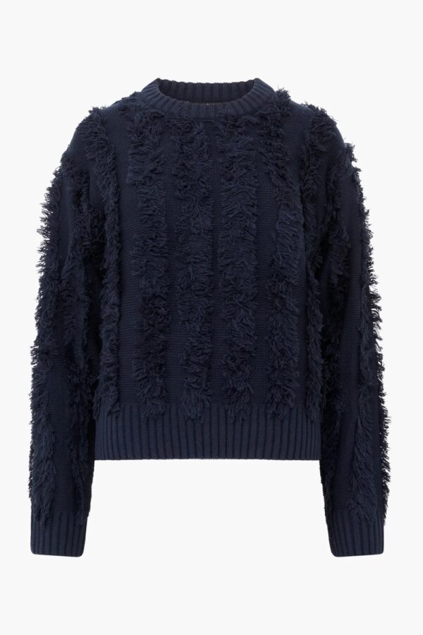 french connection malika fringed jumper2