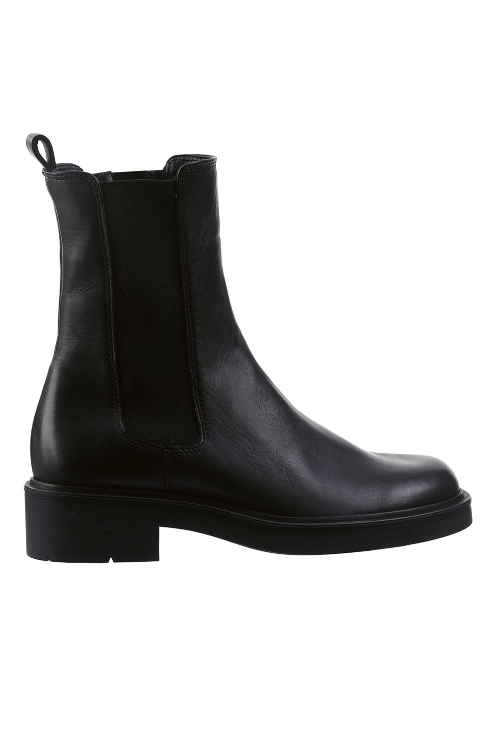 Hogl: Black Leather Chelsea Boots - jojo Boutique
