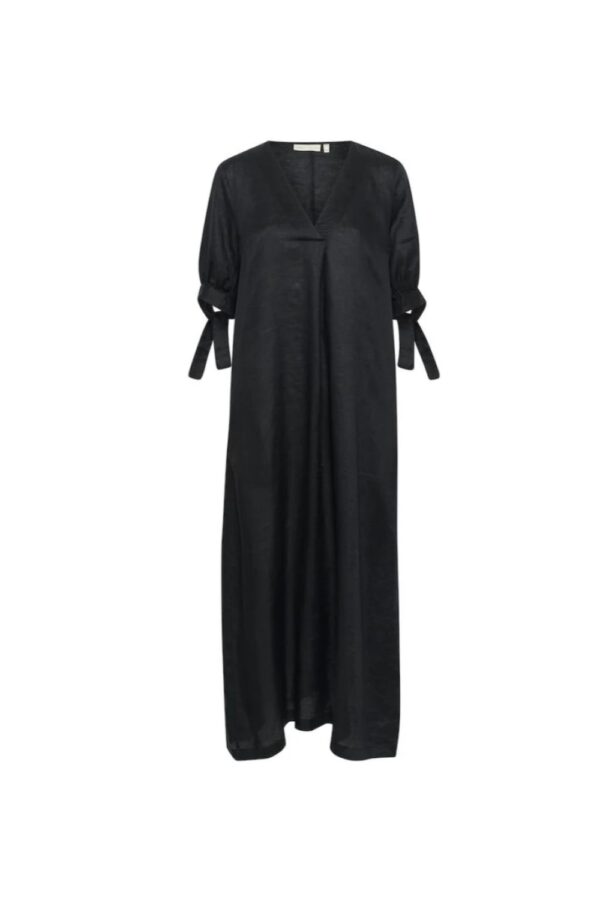 inwear black ezra linen maxi dress1