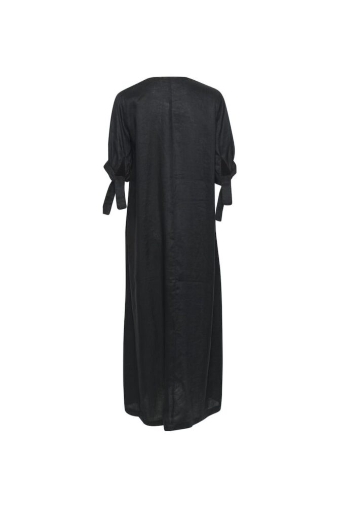 inwear black ezra linen maxi dress2