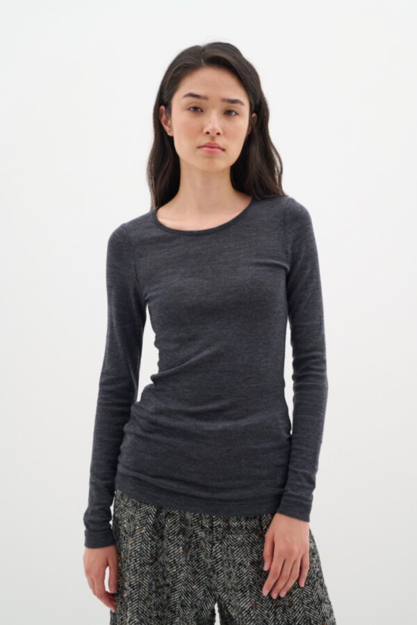 inwear fang granite melange jumper