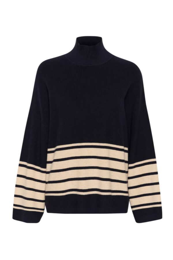 inwear gittel stripe jumper navy