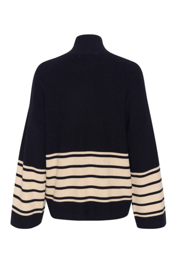 inwear gittel stripe jumper navy1