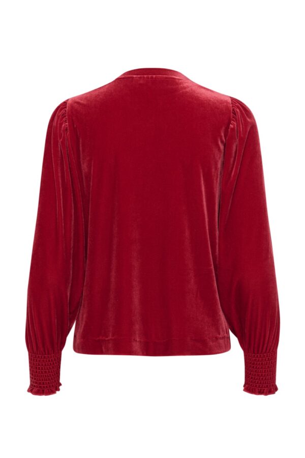 inwear oriella red velvet top1