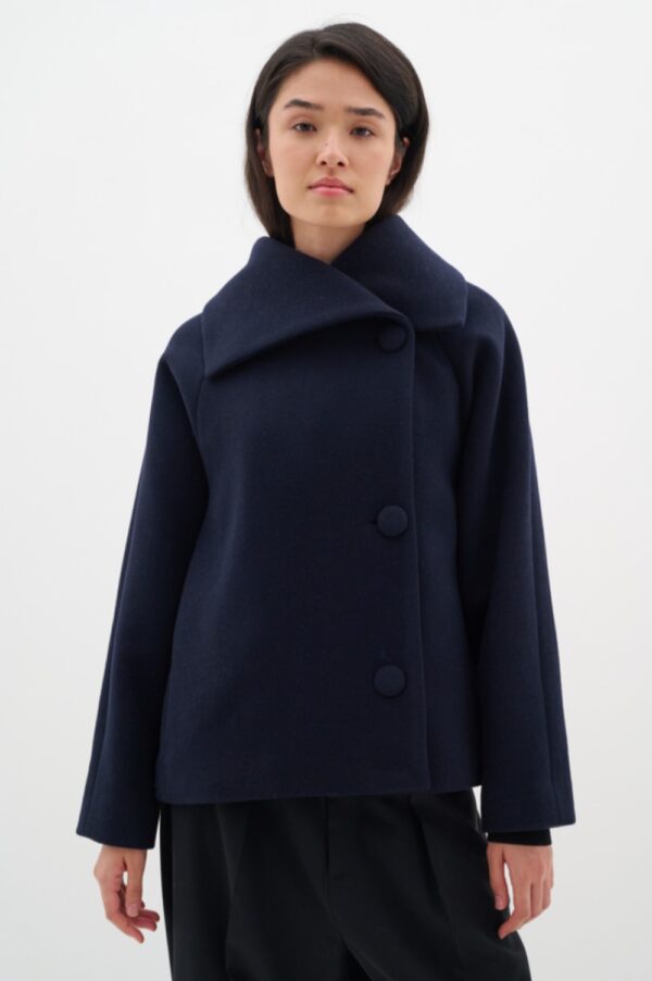 inwear perry navy coat