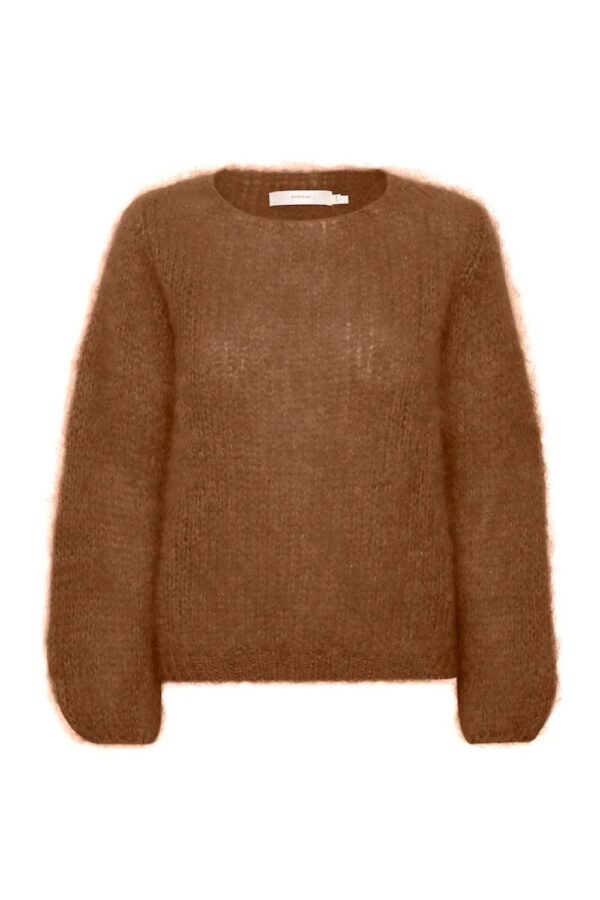 inwear tobacco brown jetra mohair pullover1