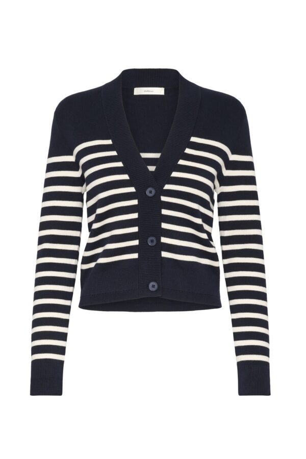 inwear wallia navy stripe cardigan2