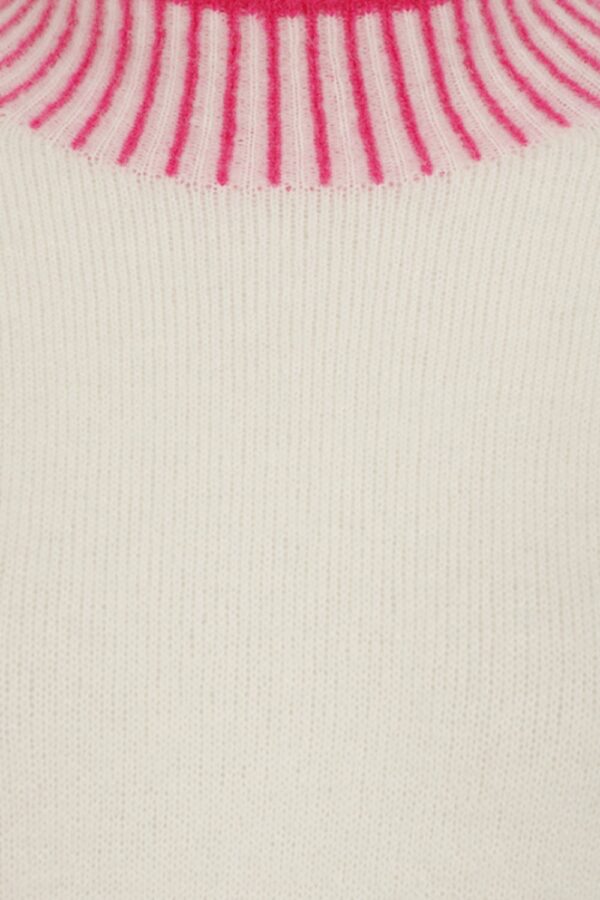 luella Faith Mohair White pink jumper1