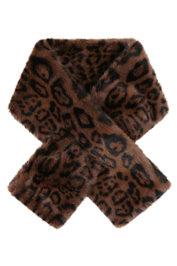 luella faux Fur scarves Leopard