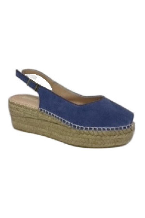 macarena JAVA88 blue espadrille wedge sandals