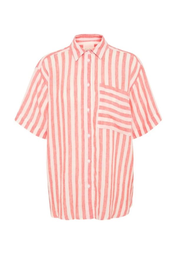 mandarin red stripe garine short sleeved linen shirt part two1