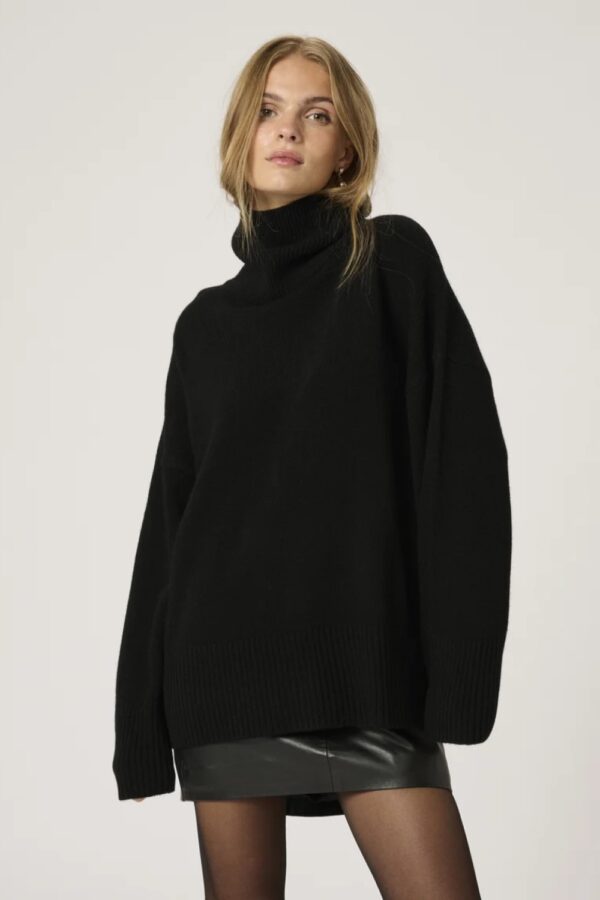 my essential wardrobe black huxi jumper