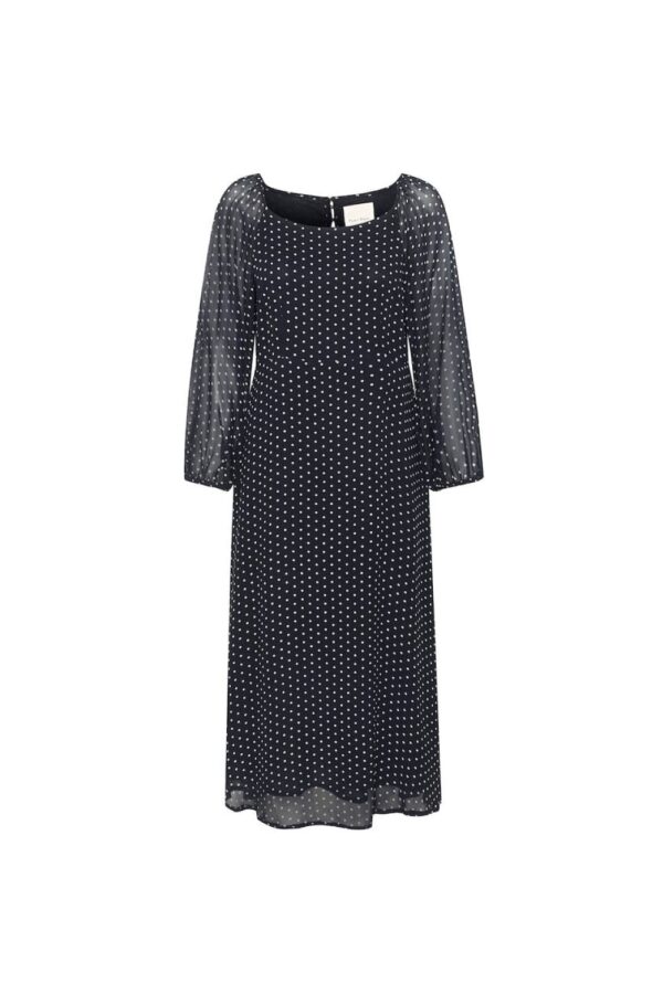 part two dark navy dot lanka dress2