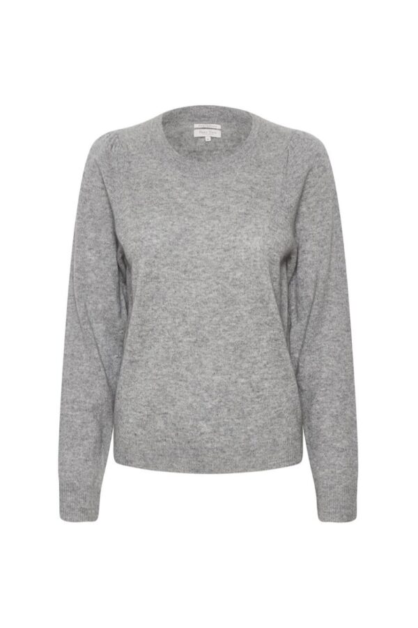 part two grey melange evina cashmere sweater2