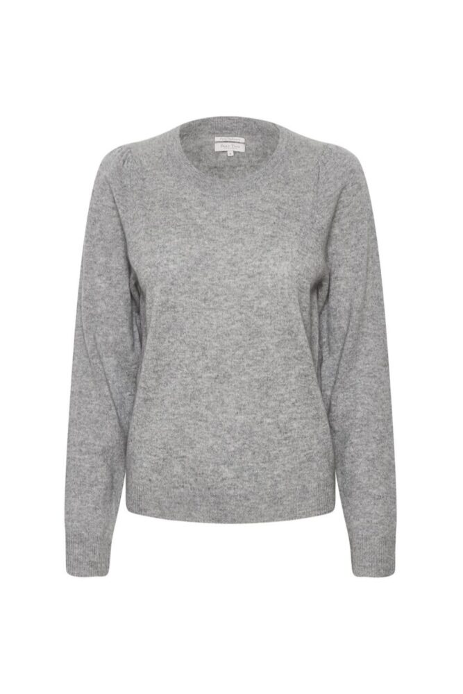 part two grey melange evina cashmere sweater2