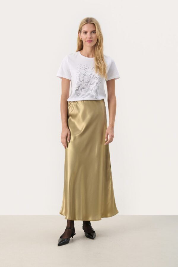 part two laurinas gold skirt