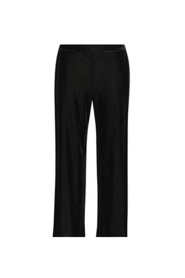 part two mali black velvet trousers