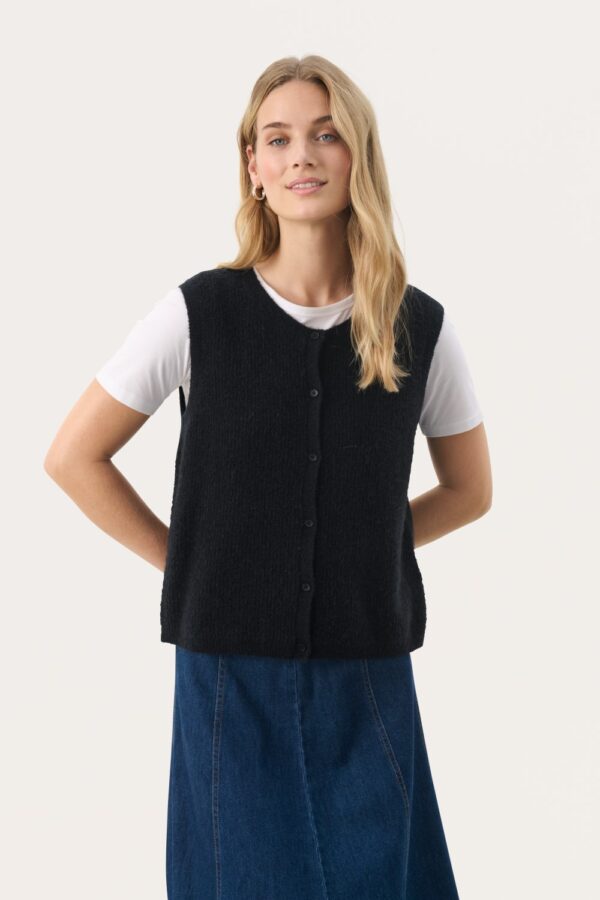 part two pimira knitted waistcoat