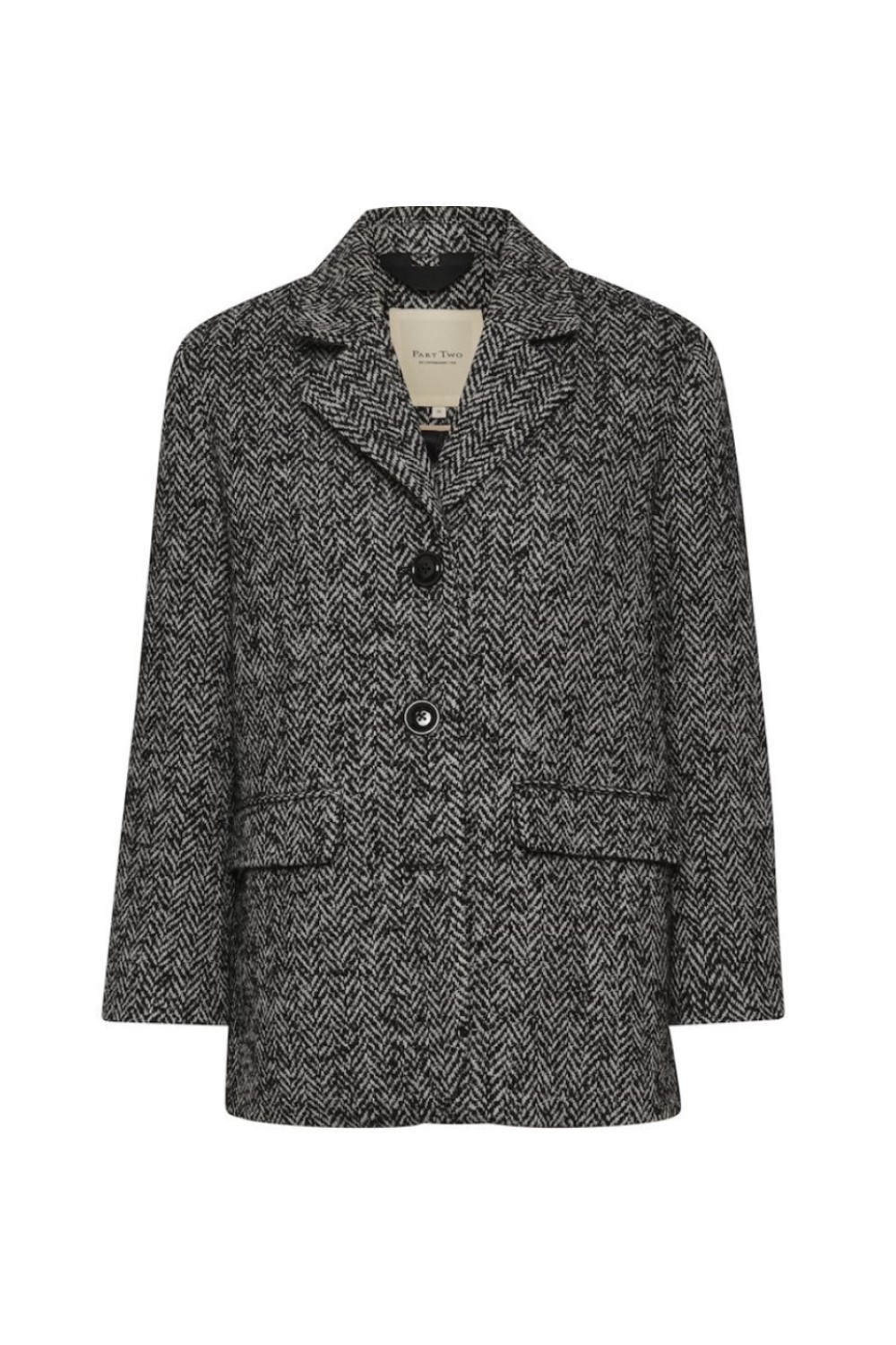 Part Two : Sophies Tie Belt Quilted Coat - jojo Boutique